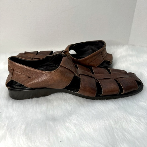 To Boot New York Fisherman Barbados Adam Derrick Leather Italy Sandals - Picture 6 of 11
